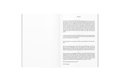 Hardcover Book of Thoughts